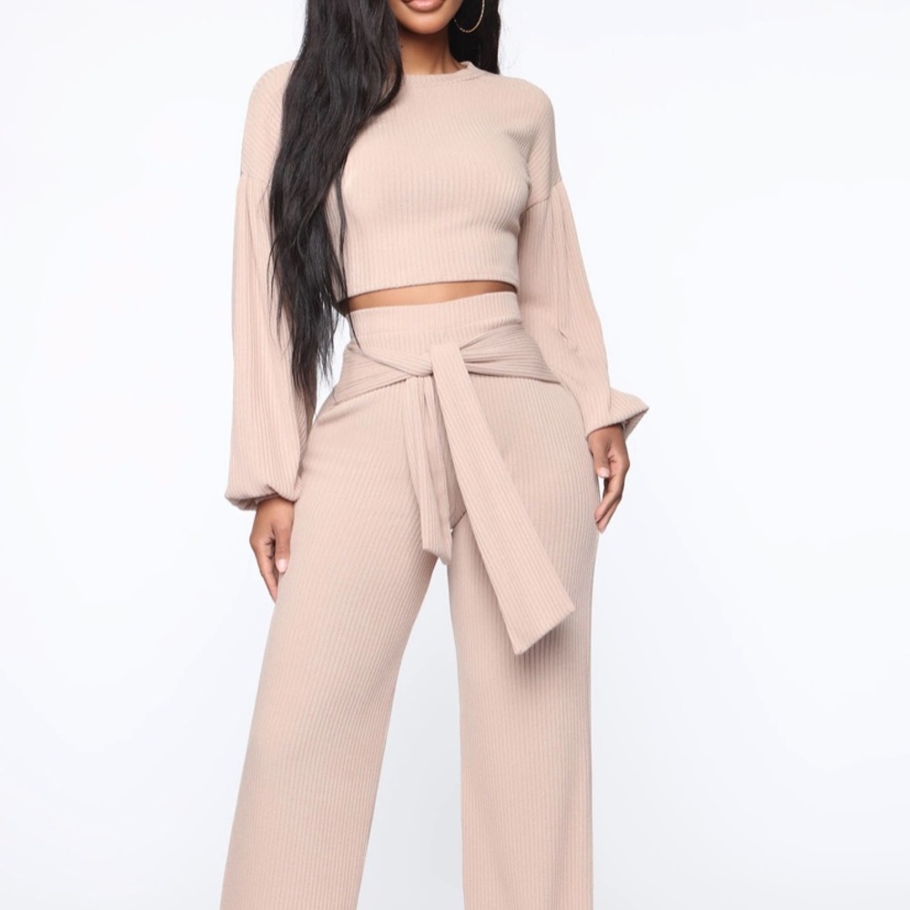 Fashion nova Crop top set